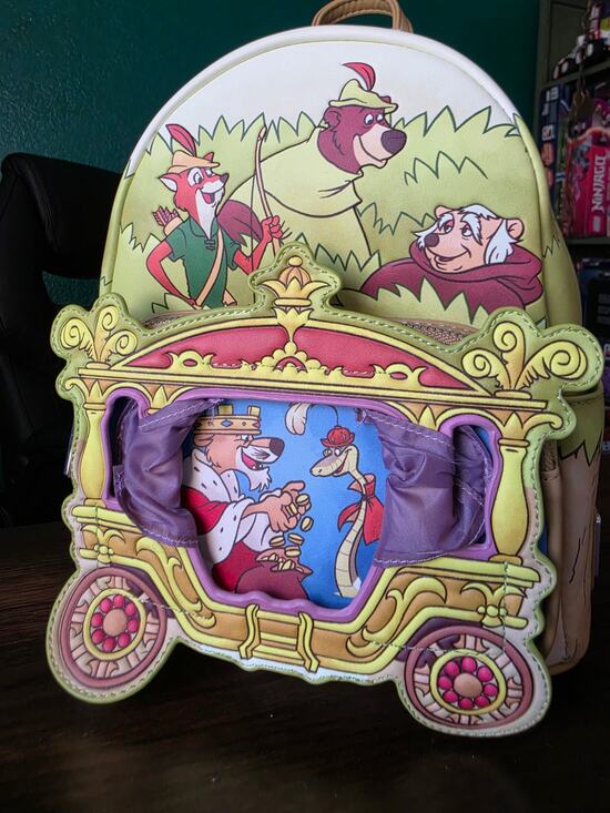 Loungefly Handbags - New Loungefly Disney Robin Hood Prince John Carriage Mini Backpack (LE1700)
